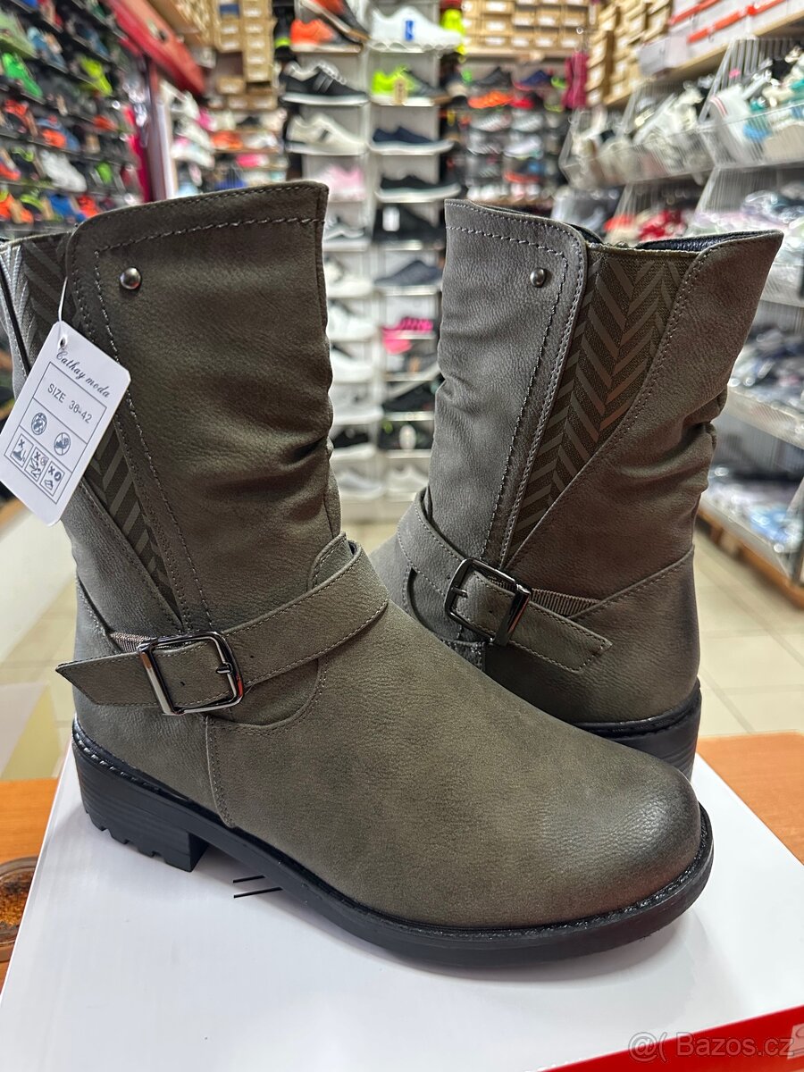 Dámské zimní kotníčkové boty - 3