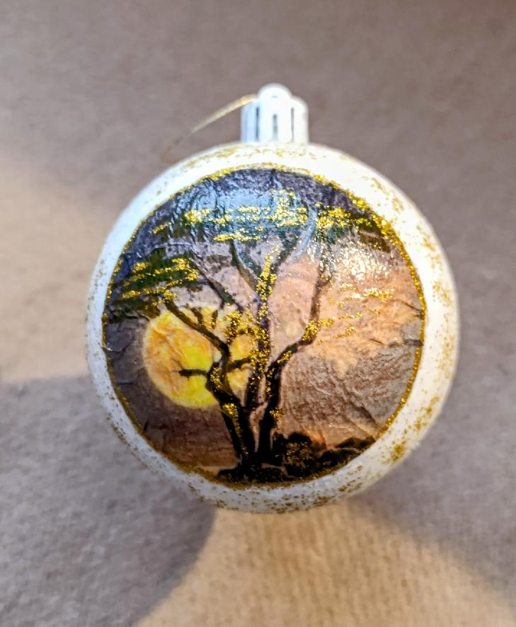 Vánoční ozdoby-západy slunce- ORIGINÁL - 3