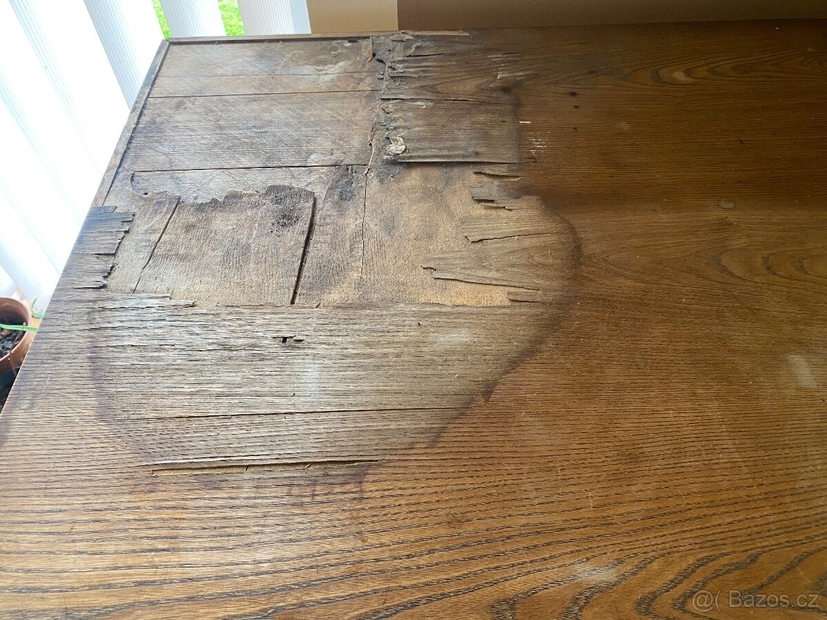 Starozitny dubovy stul - 3