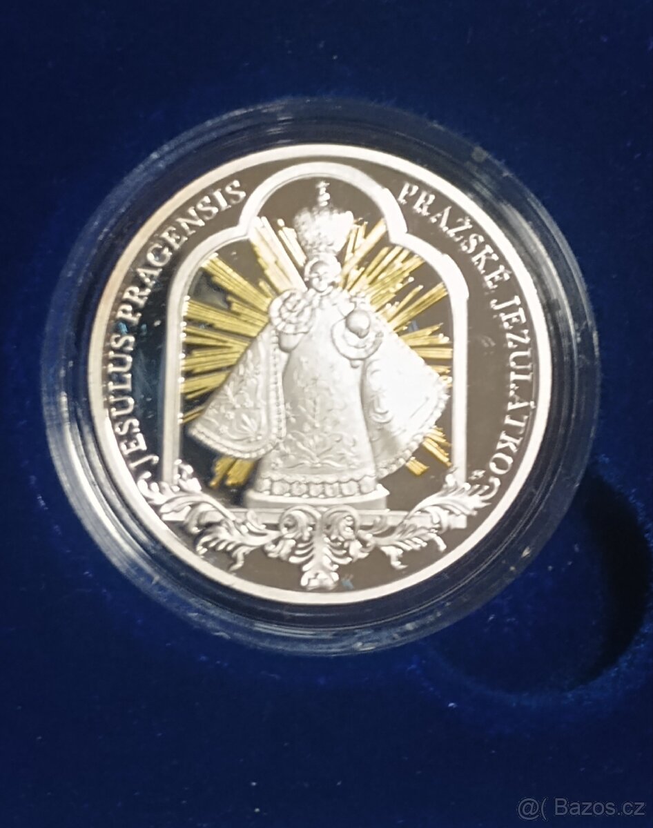 4ks stříbrné mince - Pražské motivy - 3