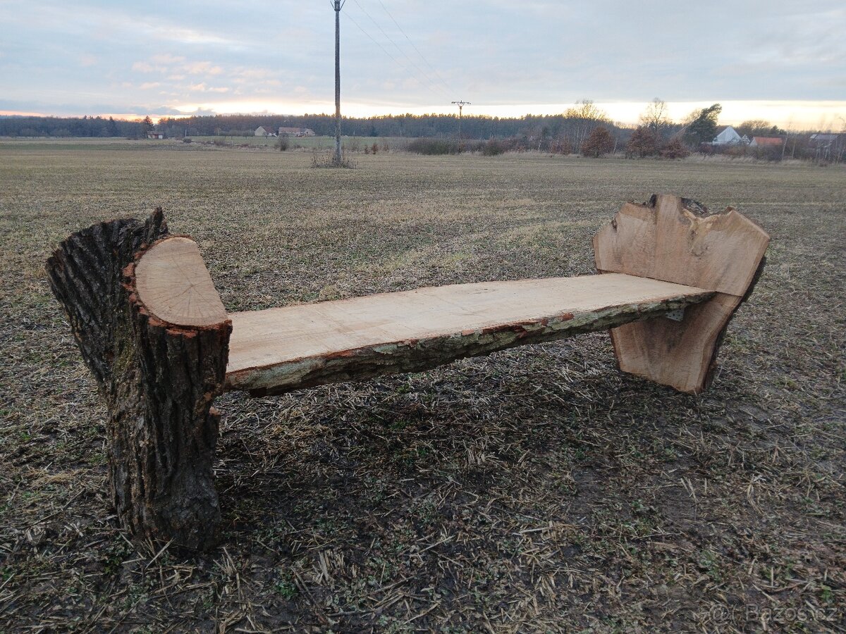 Dubové masivní lavice - 3