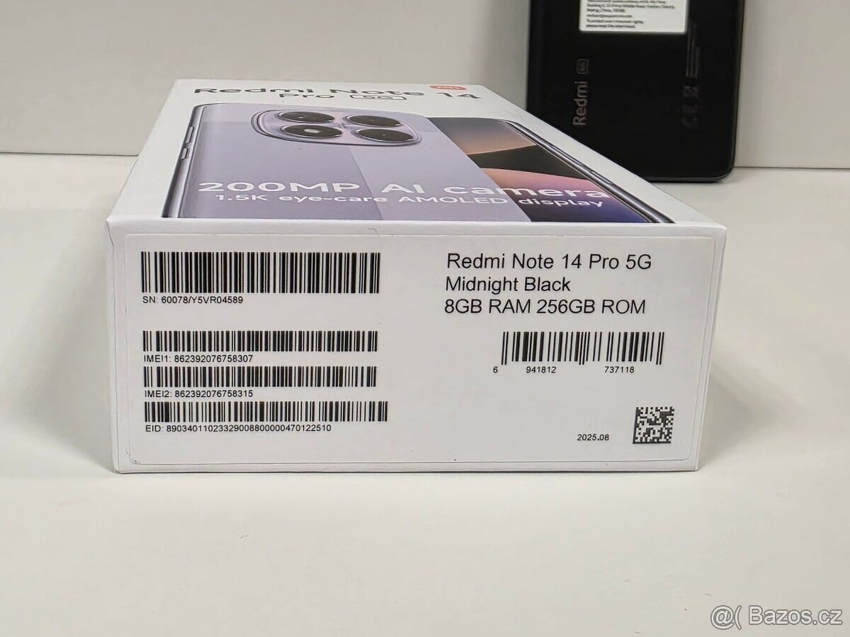 Xiaomi Redmi Note 14 Pro 8GB/256GB 5G Black - 3