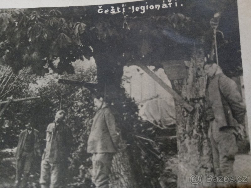 Poprava - pohlednice - "Čeští legionáři" - 3