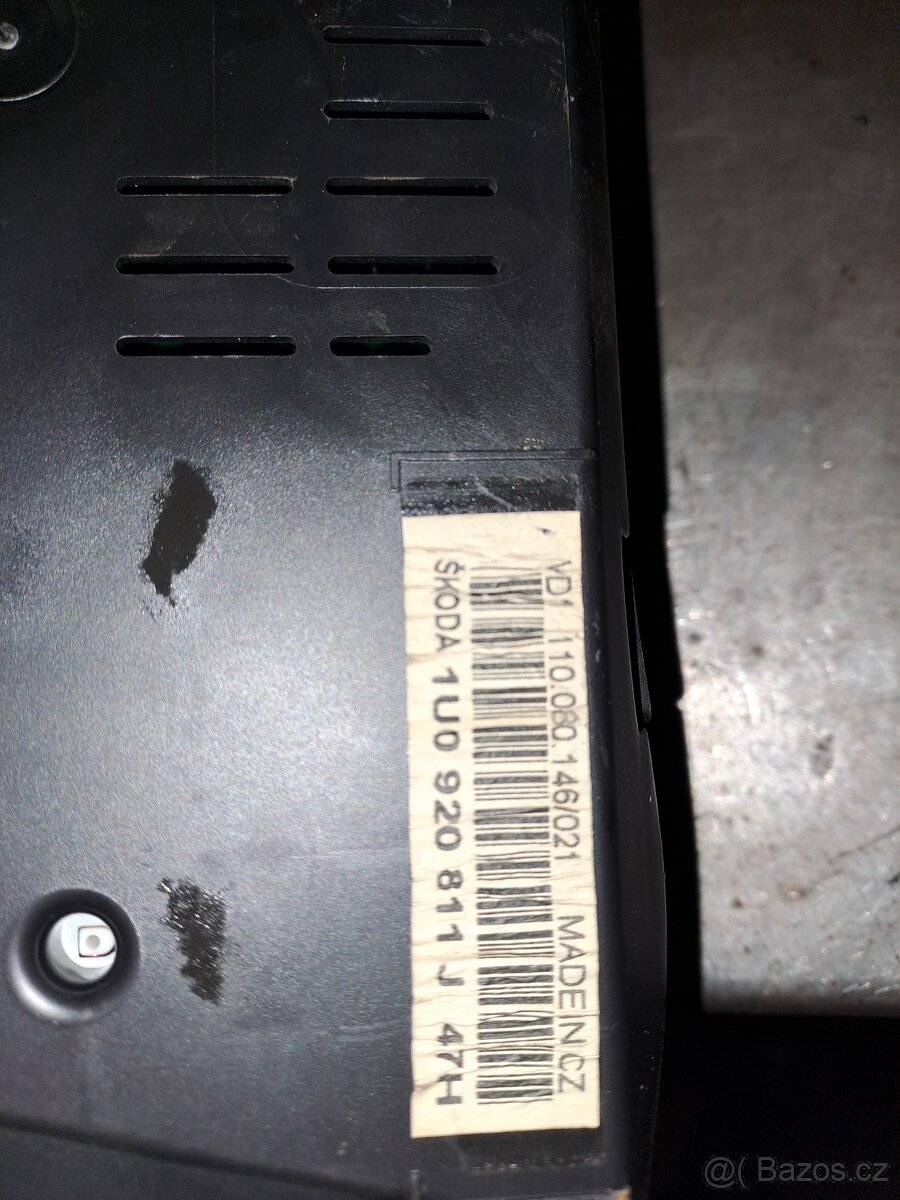 Budíky Octavia 1 - 3