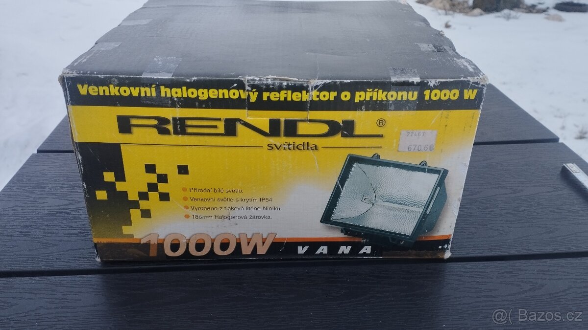 Reflektor Halogenový RENDL 1000 W - 3
