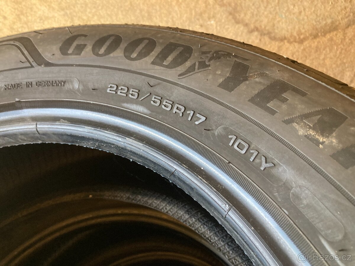4ks letních GOODYEAR 225/55R17 101Y DOT2022 - 3