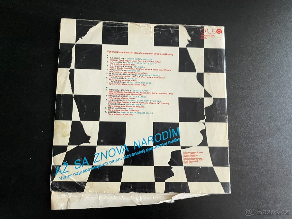 LP Various – Až Sa Znova Narodím - Opus - 3