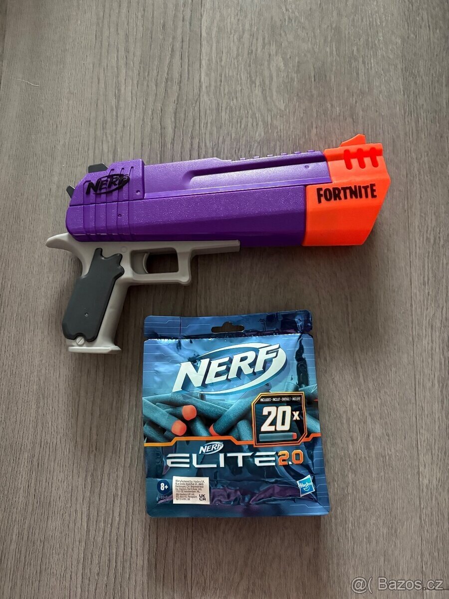 2x Zbraň nerf +náboje - 3