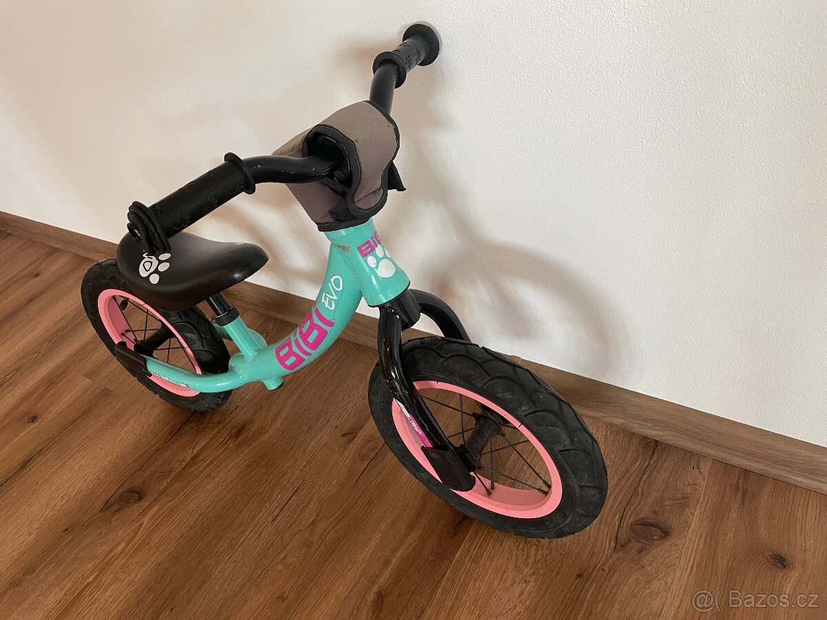 Odrážedlo BIBI EVO Mint/Pink - 3