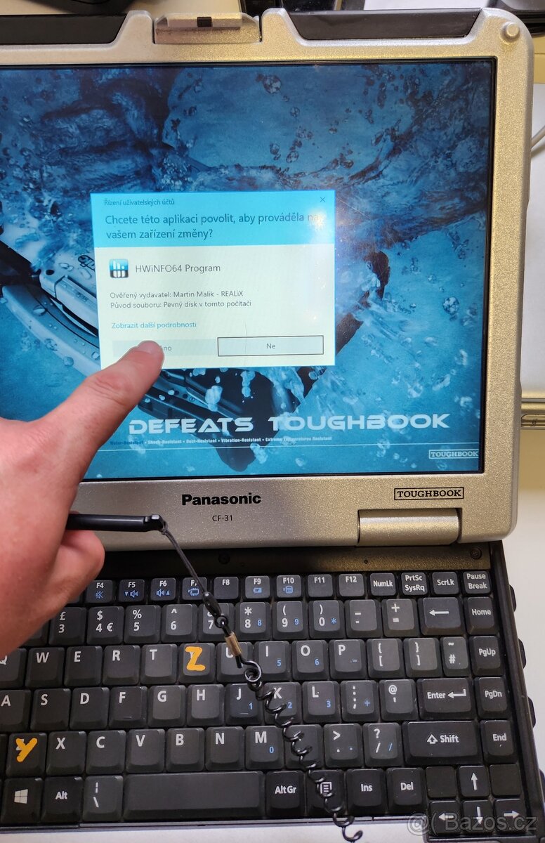 NEROZBITNÝ notebook Panasonic CF-31 mk3 - 3