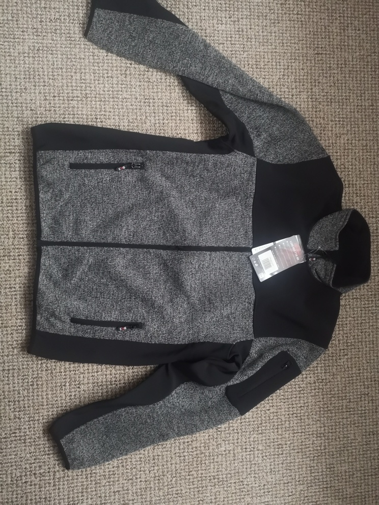 panská pletená softshellová bunda vel. L - 3