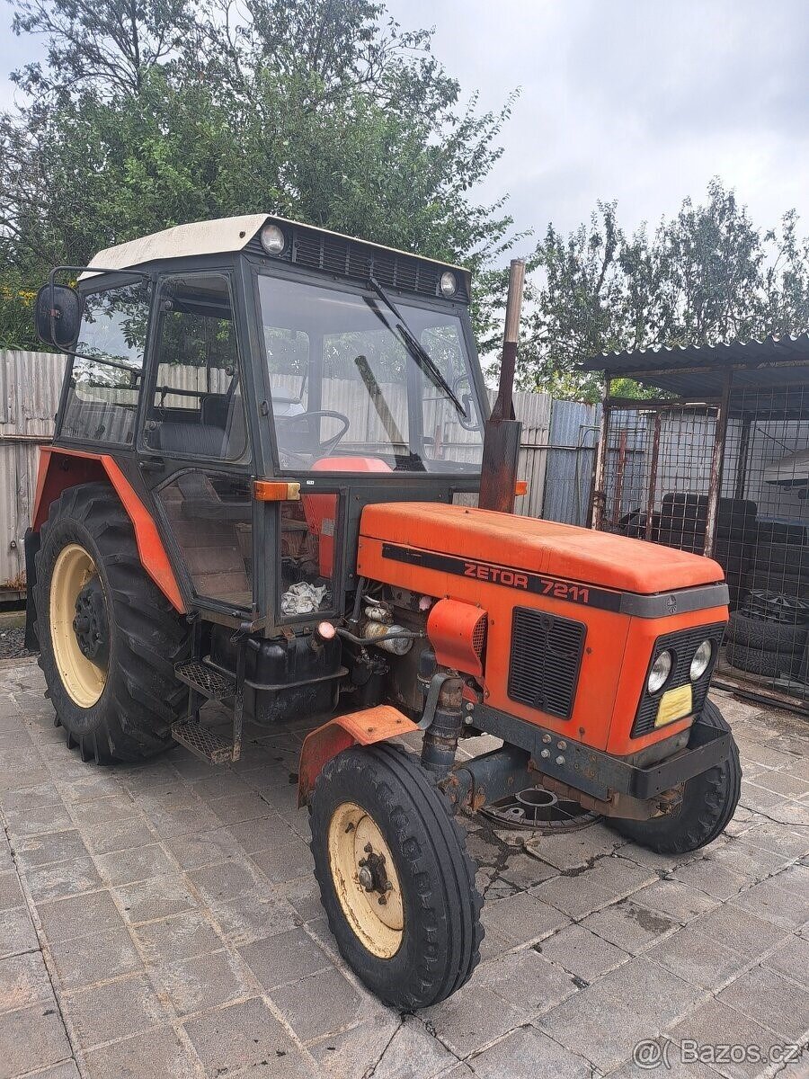 Kolový traktor Zetor 7211 r.v.1990 koupen v čr. - 3