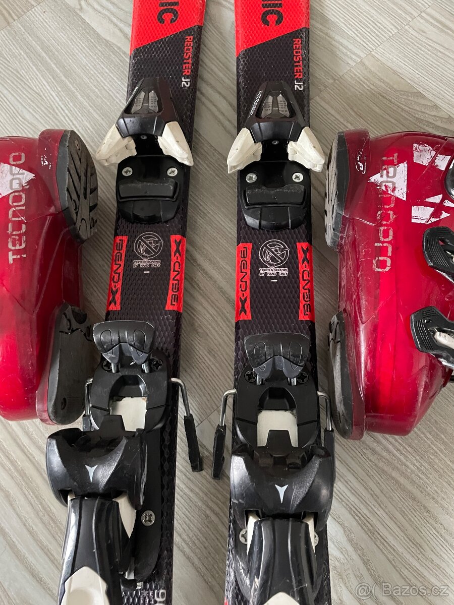 Kvalitní dětské lyže Atomic Redster 90 cm +lyžáky 31-32 - 3