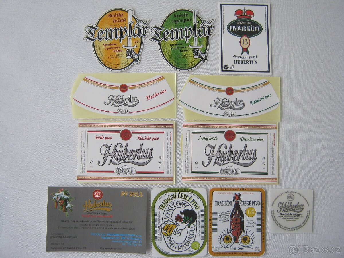 11x pivní samolepy minipivovar Kácov - 3