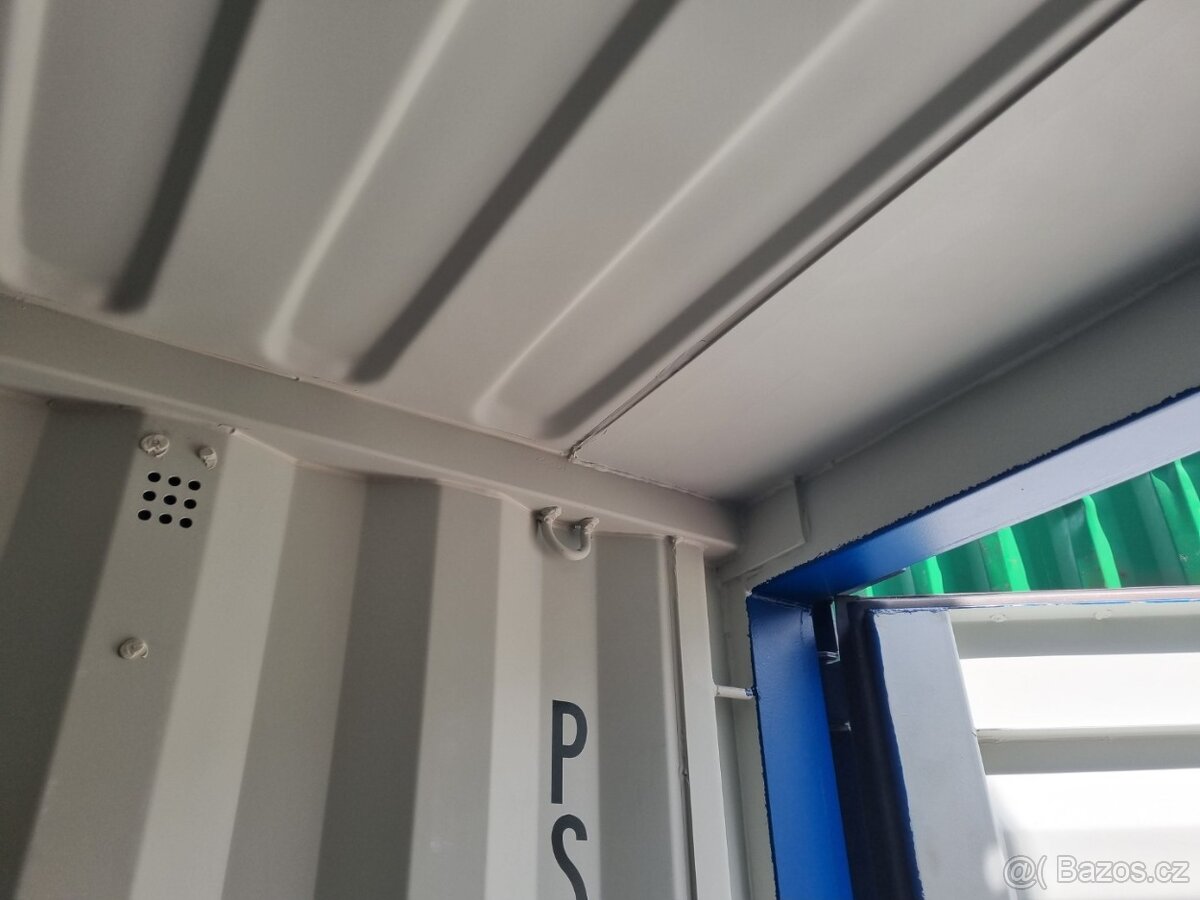 Lodní kontejner 6m – námořní modrá barva - 3