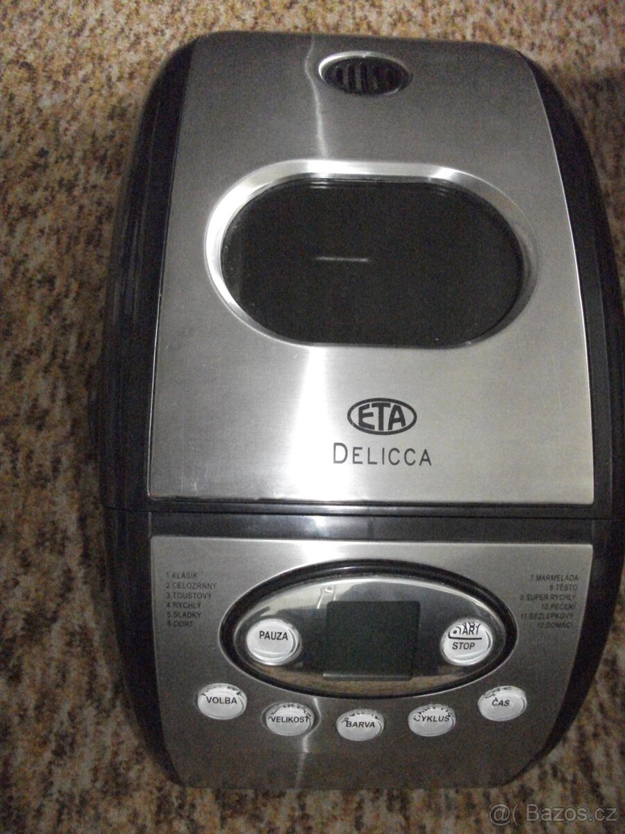 el. vařič s troubou + pekárna ETA nerez - 3