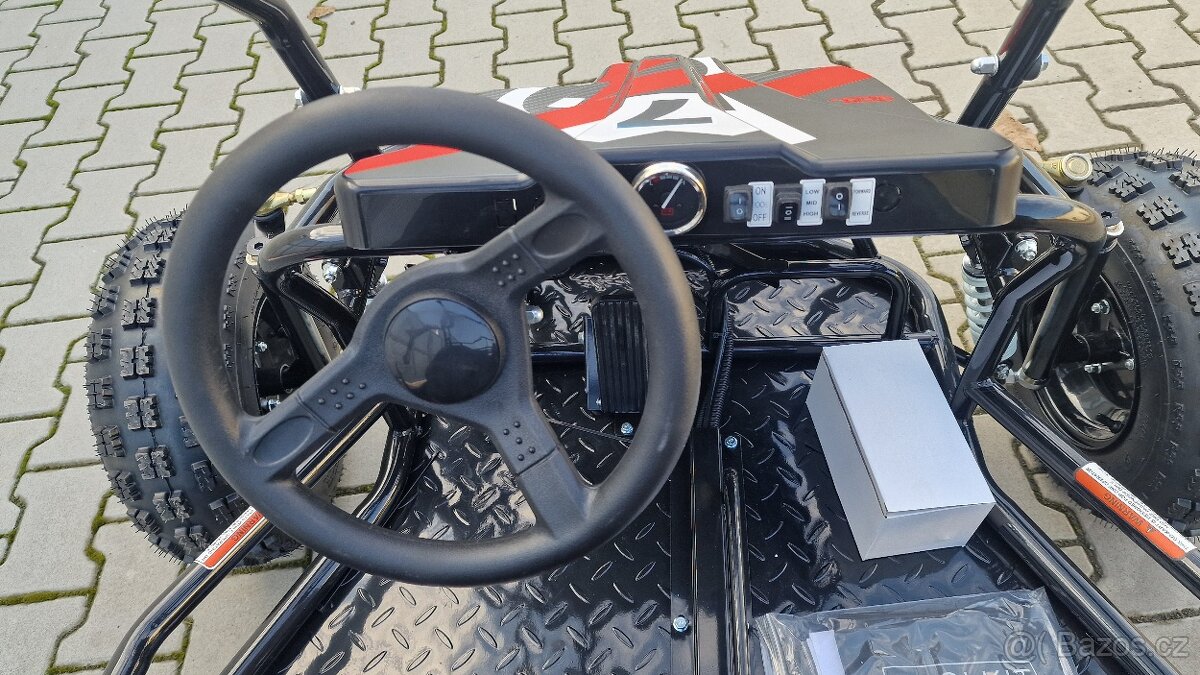 Dětská Bugina akumulátorová ECOBuggy až 2500W 60V 20Ah červe - 3