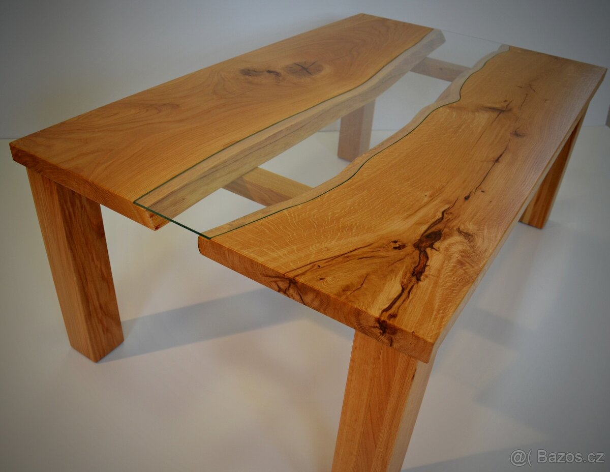 NOVÝ Konferenční stůl - dub - 3