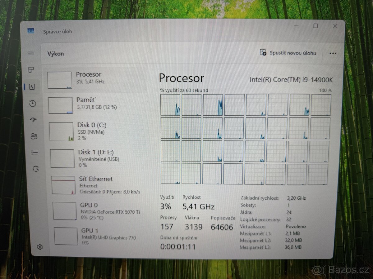 Herní PC | i9 14900K, RTX 5070 Ti, 32GB, 1TB SSD - 3