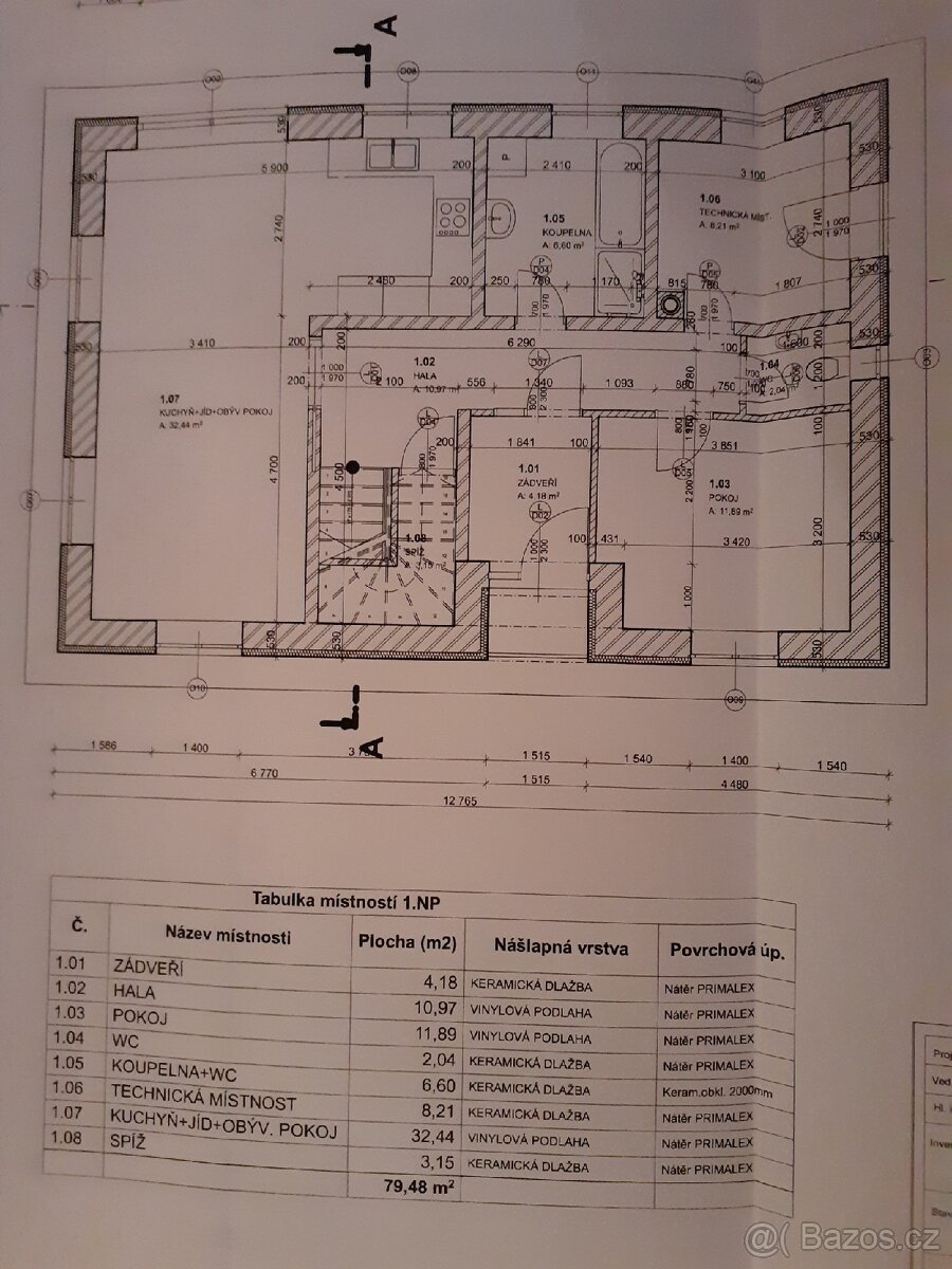 Projektová dokumentace RD - 3