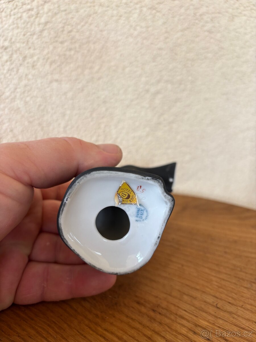 Černá porcelánová kočka - 3