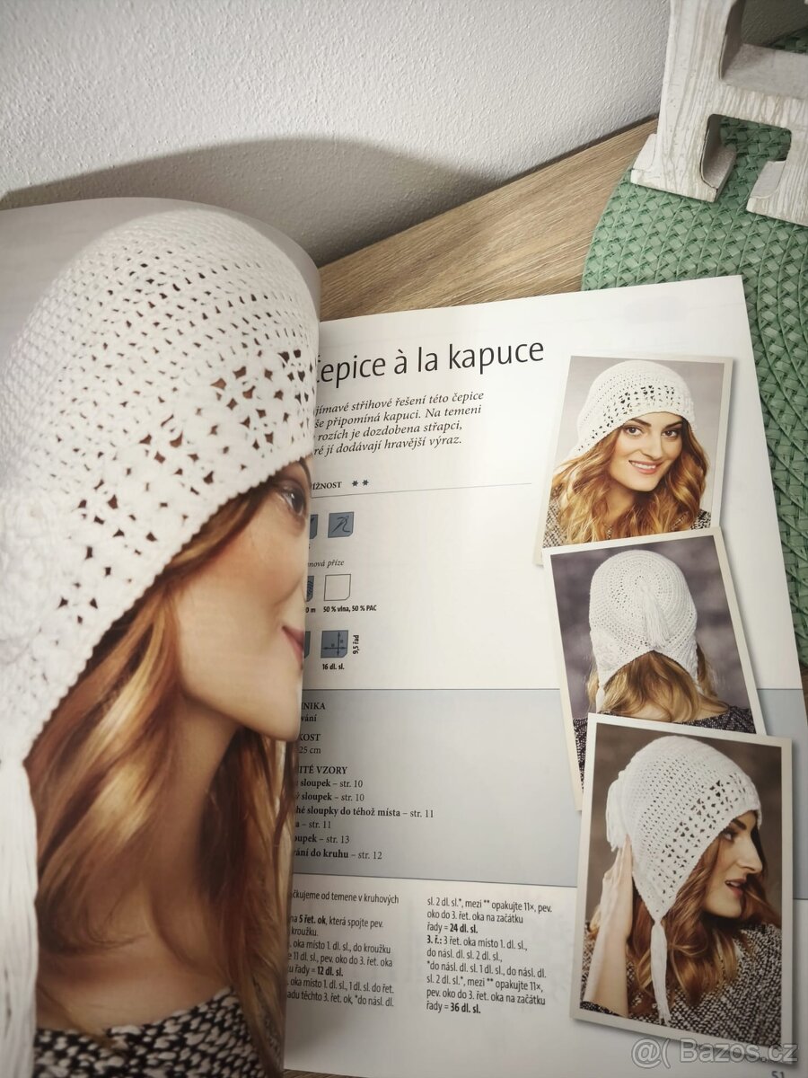 Háčkované, pletené čepice - 3