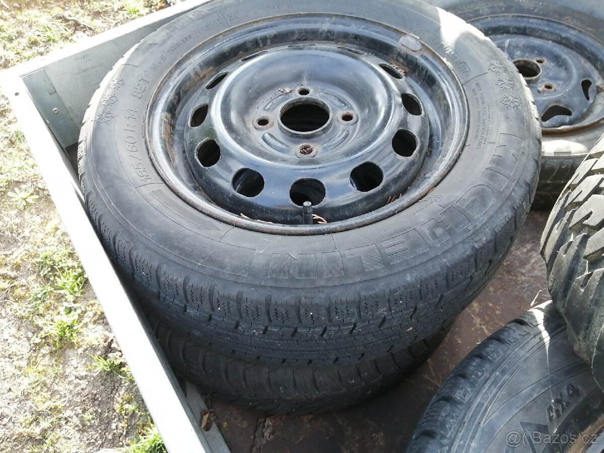 Kola 185/60R14 Ford 4x108 zimní