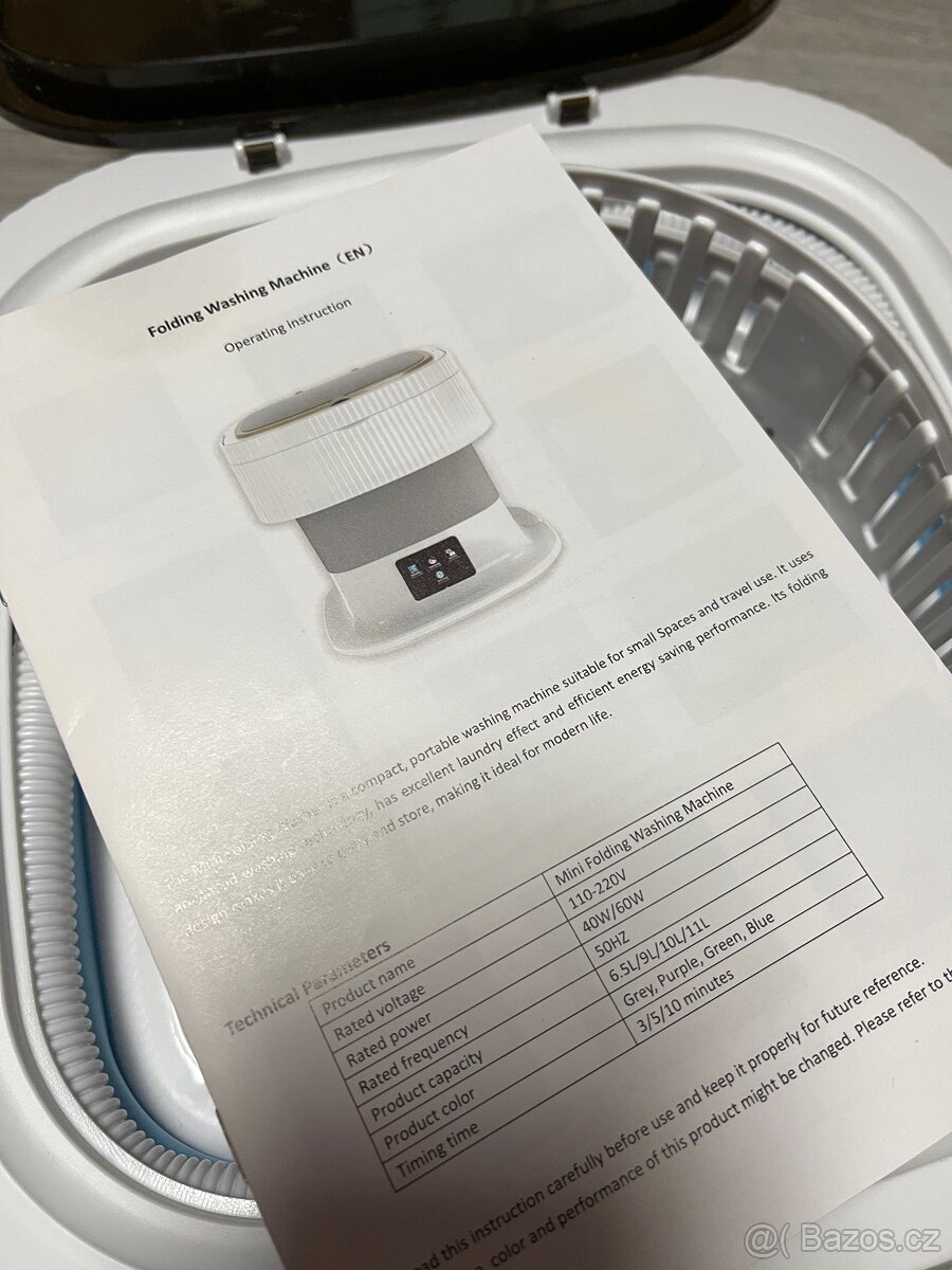 Přenosná pračka 10 litrů - 3