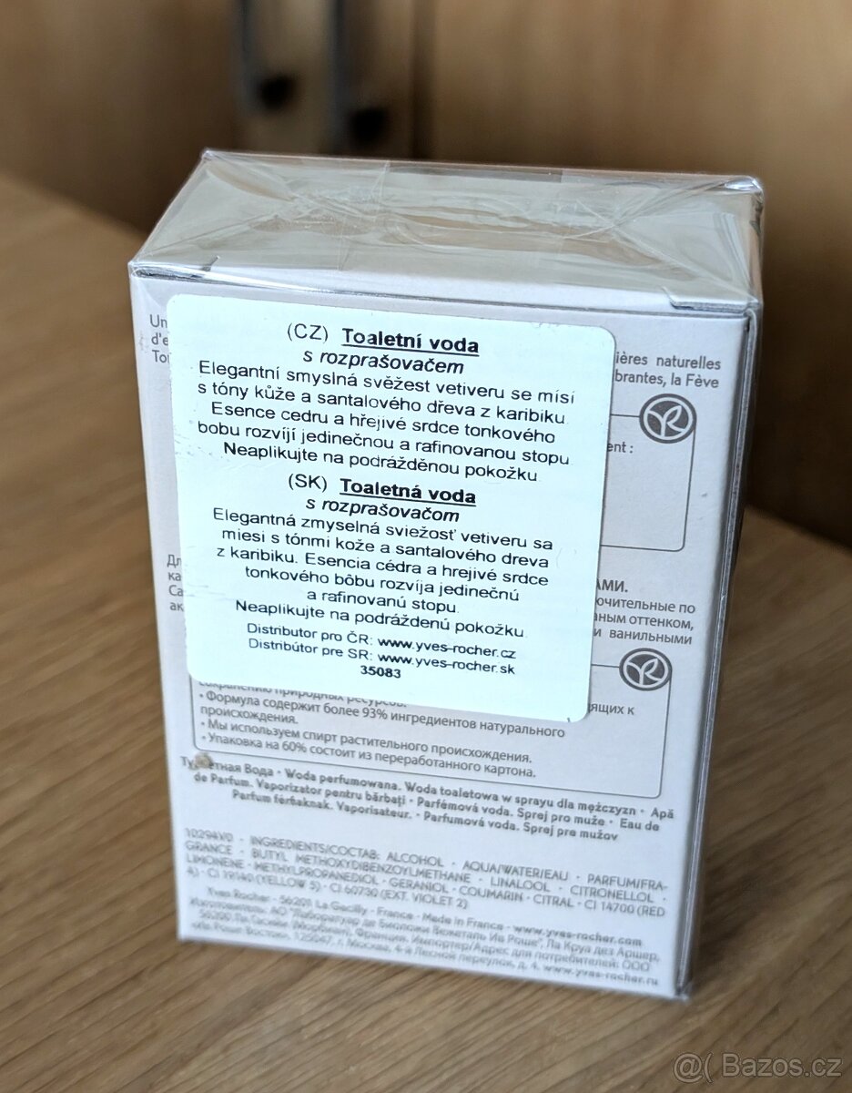 nerozbalená pánská toal. voda Cuir Vetiver, Yves Rocher - 3