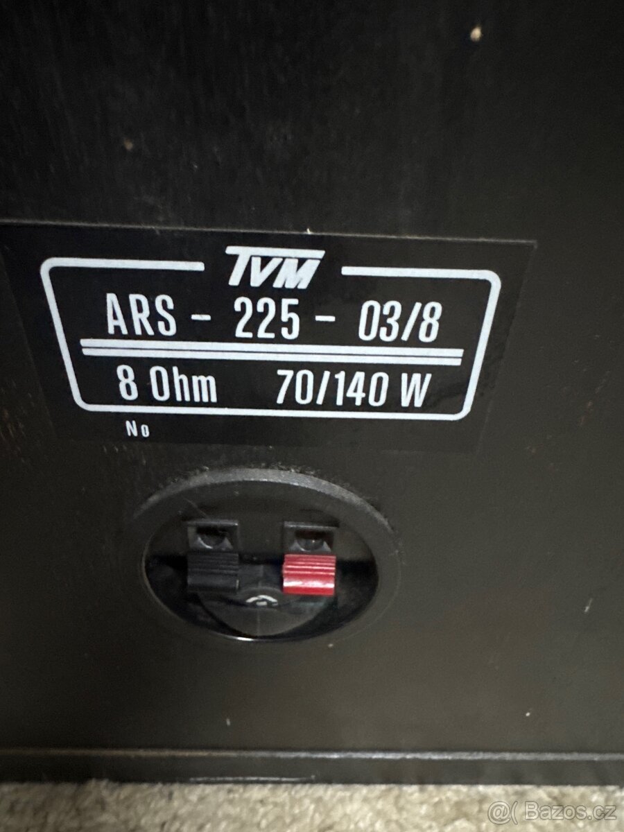 TVM ARS-225 regálové reproduktory - pár, 70/140W - 3