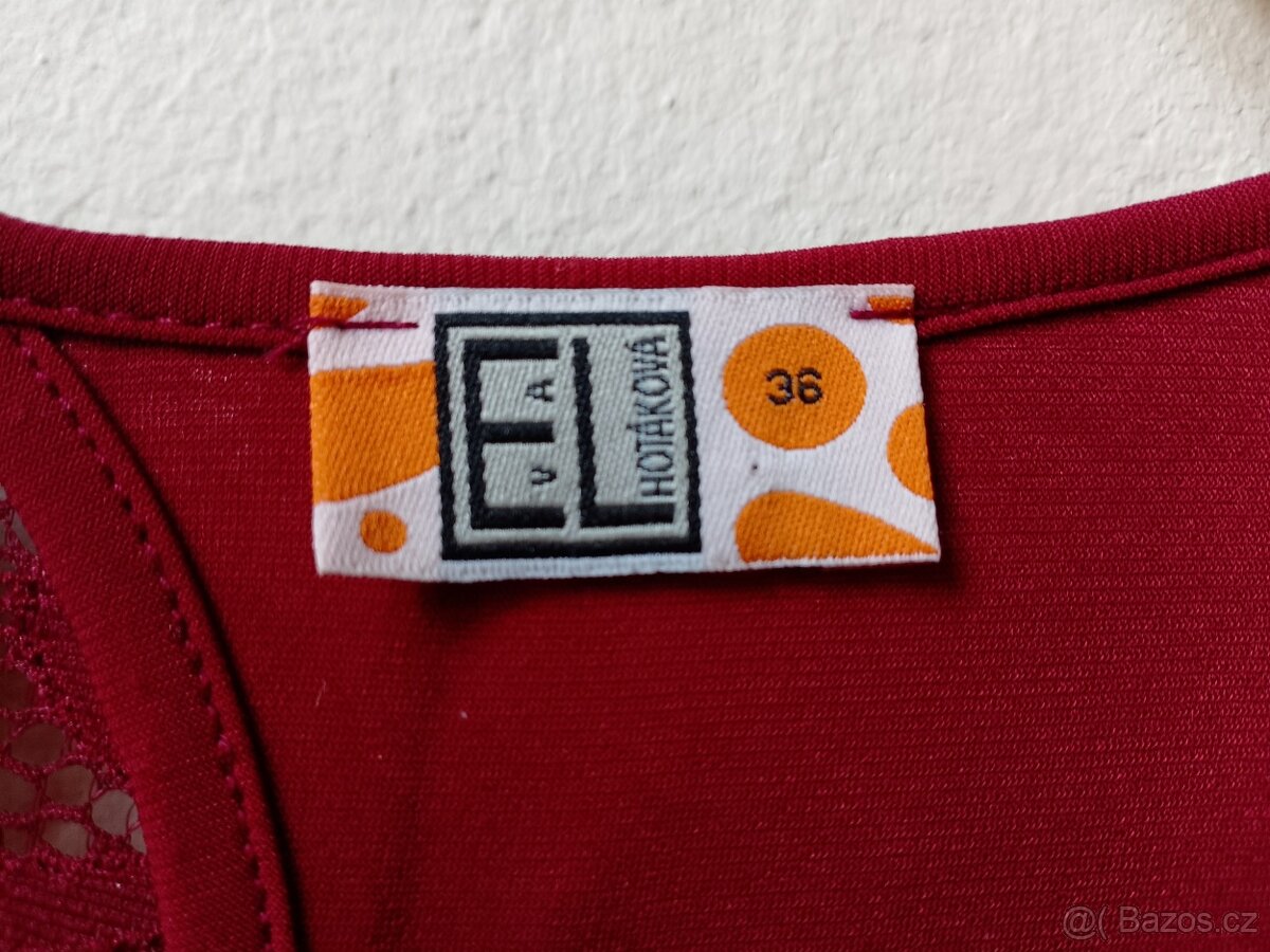 Krajkové šaty Eva Lhotáková - vel. 36 - jako nové - 3