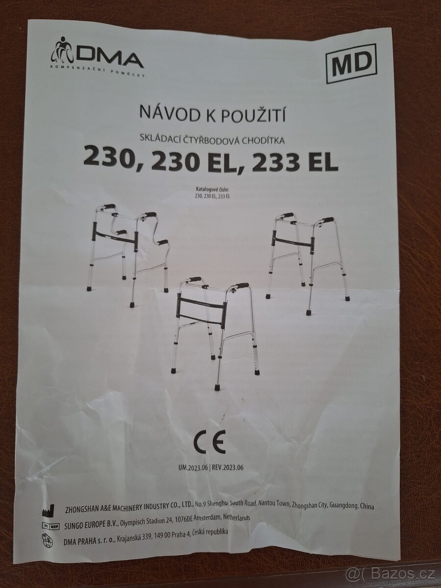 Čtyřbodové chodítko nové - 3