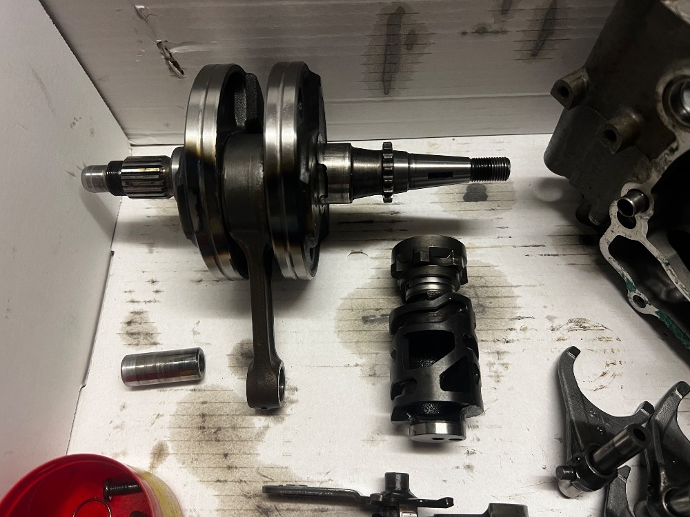 Díly motoru yamaha YZ250F 2008