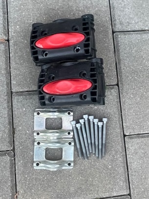 Cyklosedacka Polisport Bilby (9-22 kg) se 2 adaptery a kolo - 3