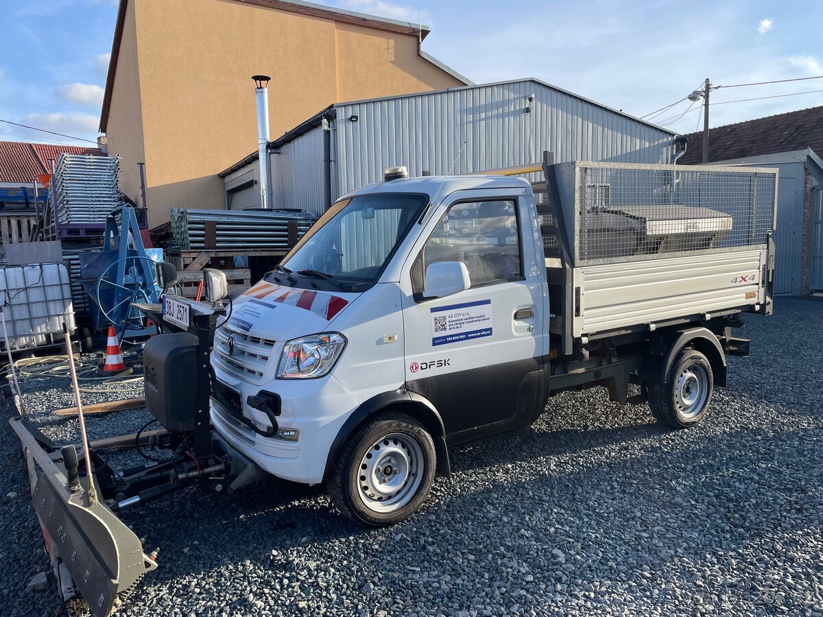 DongFeng DFSK 4x4 3straný sklápěč, Radlice a sypač - 3