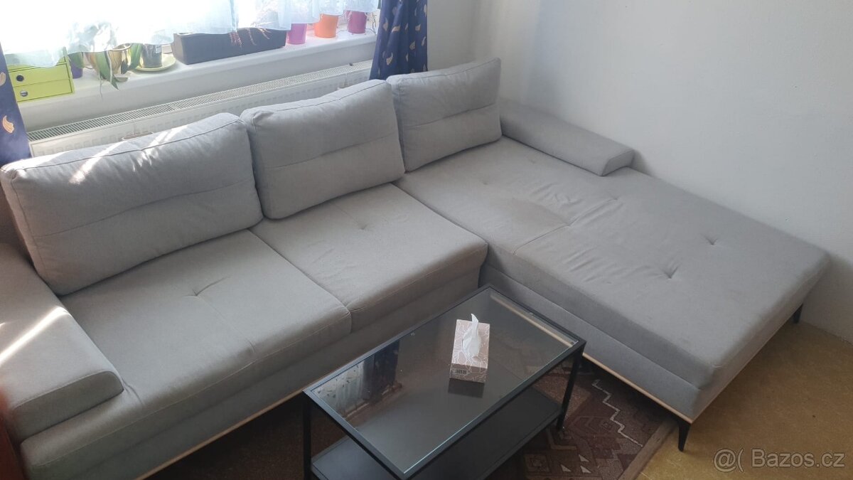 Rozkládací rohová sedačka - 3