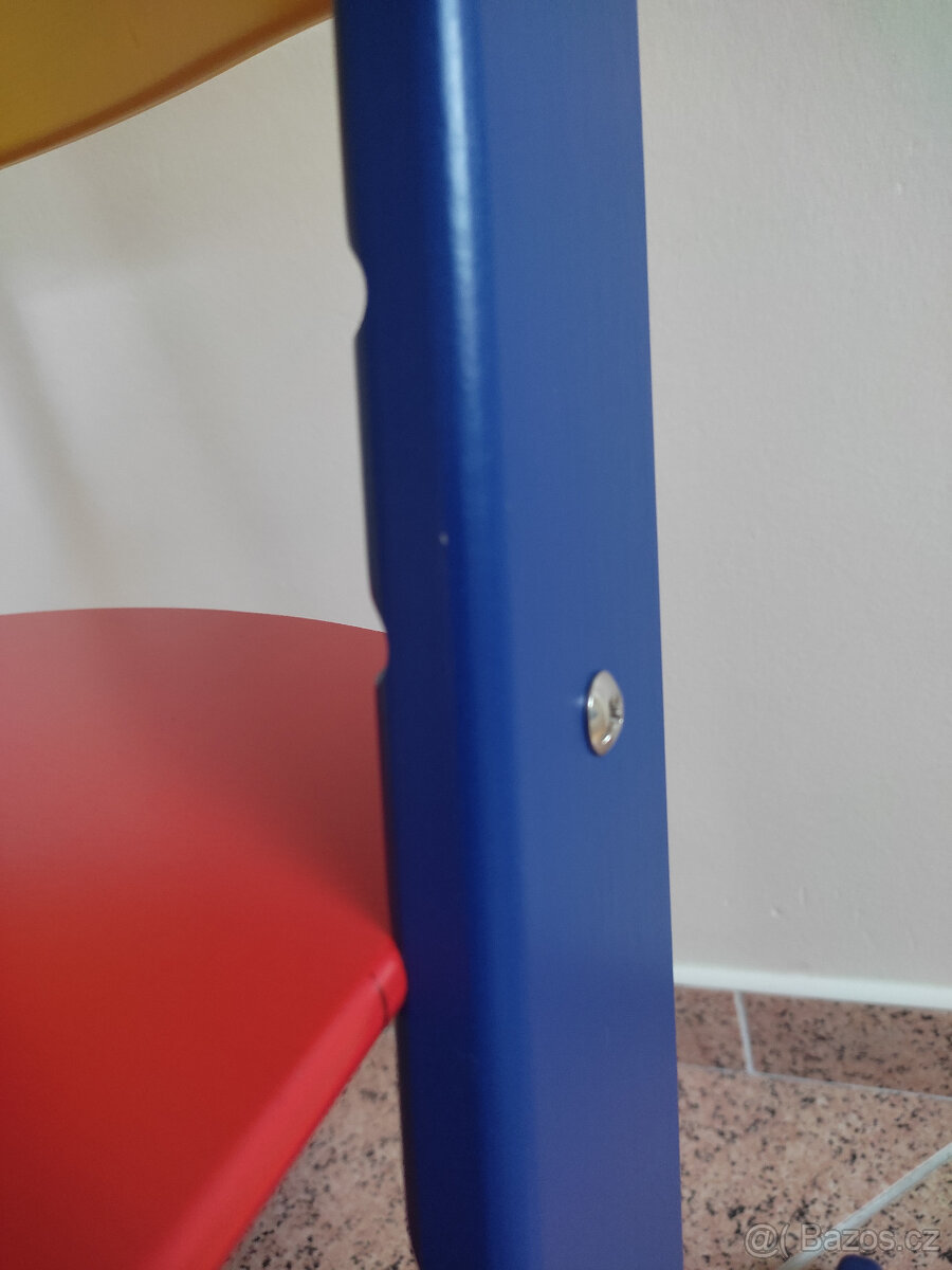 DĚTSKÁ DŘEVĚNÁ JÍDELNÍ STAVITELNÁ ŽIDLE JITRO BABY - 3