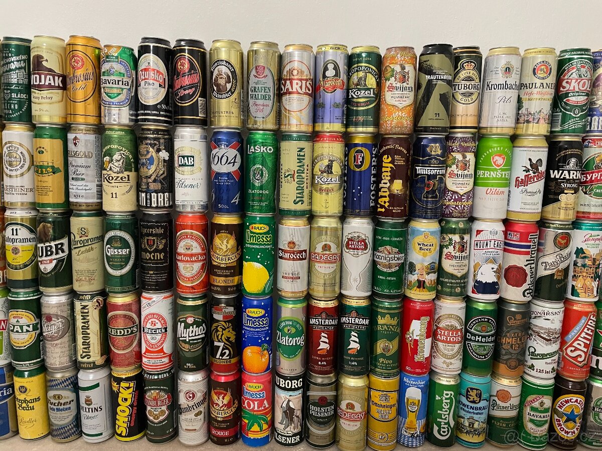 Plechovky od piva a limonády - 3