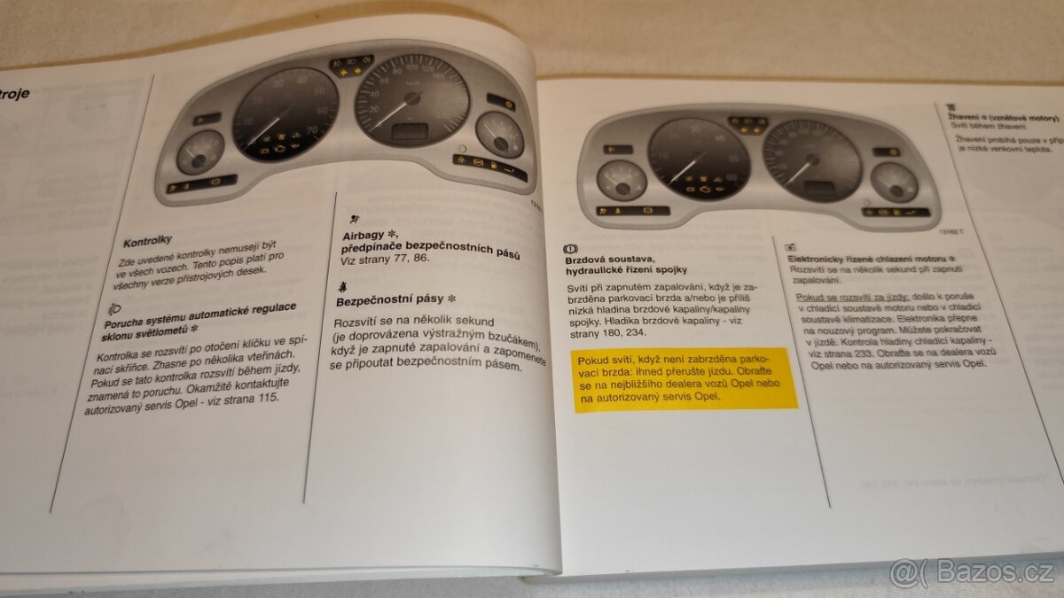 Opel ASTRA G - český návod k obsluze příručka (1998-2/2004) - 3