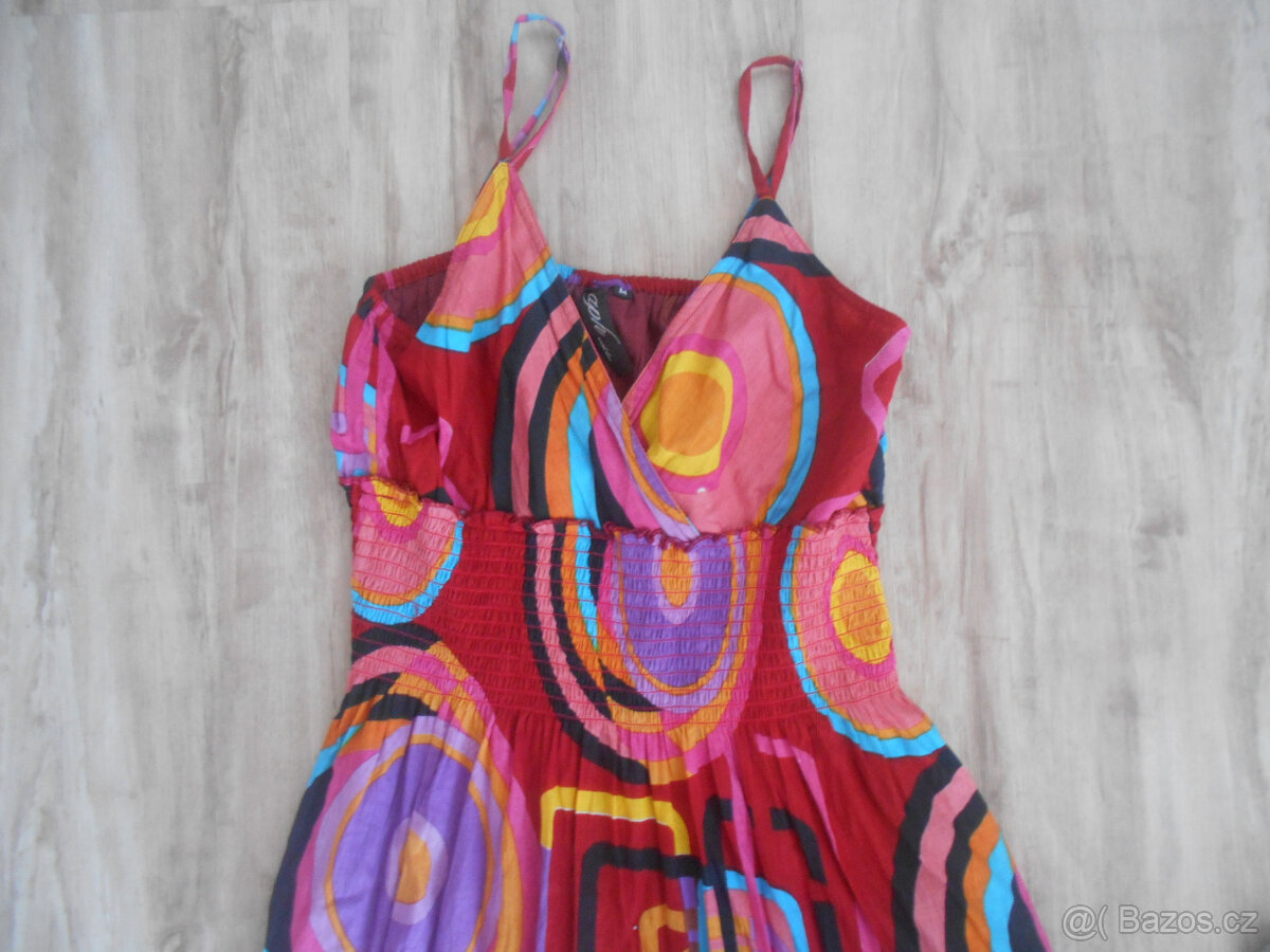 LETNÍ DLOUHÉ ŠATY VEL. M - 3