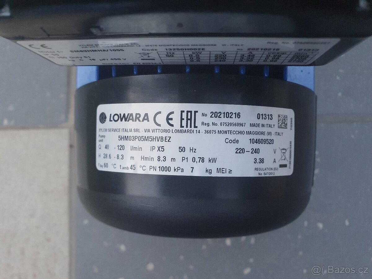 ČERPADLO LOWARA - 3