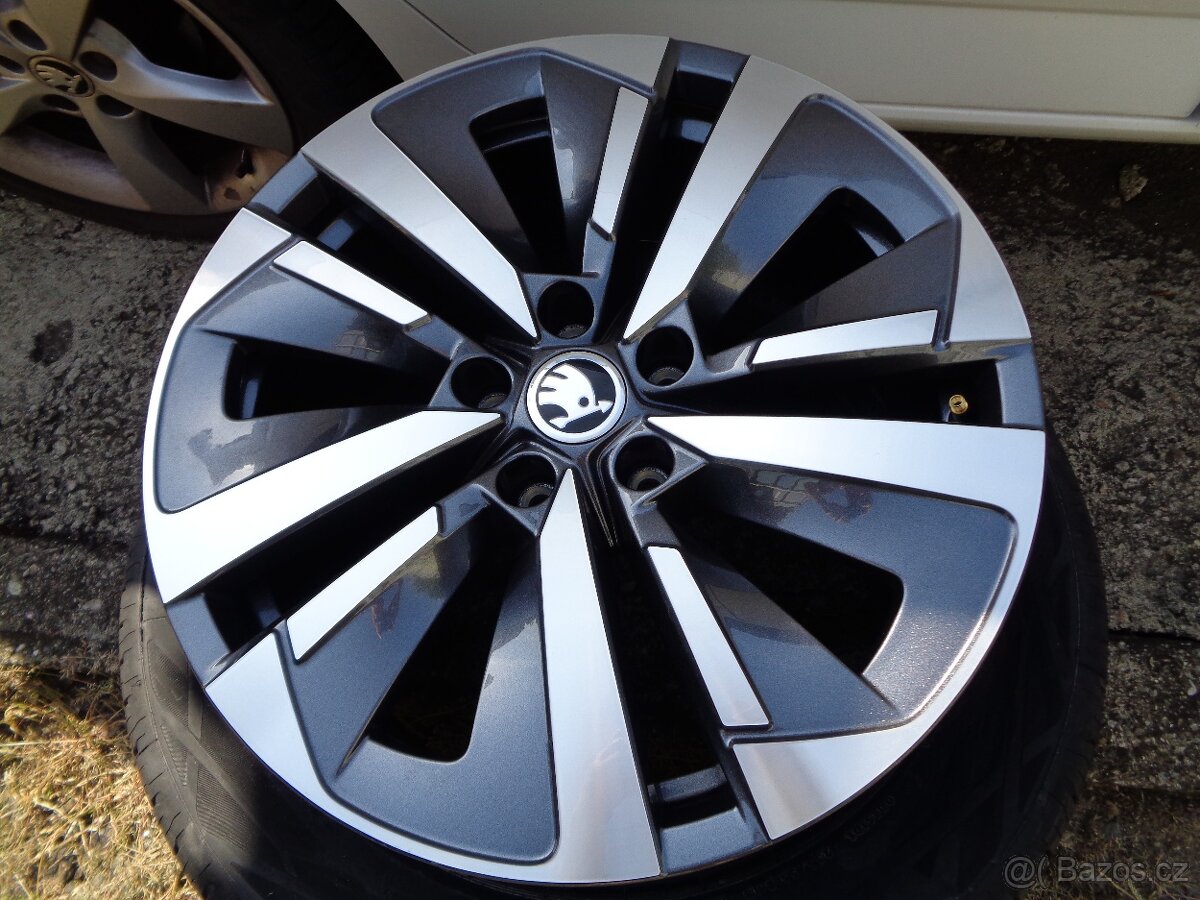 škoda kodiaq 18 alu 5x112 nové letní - 3