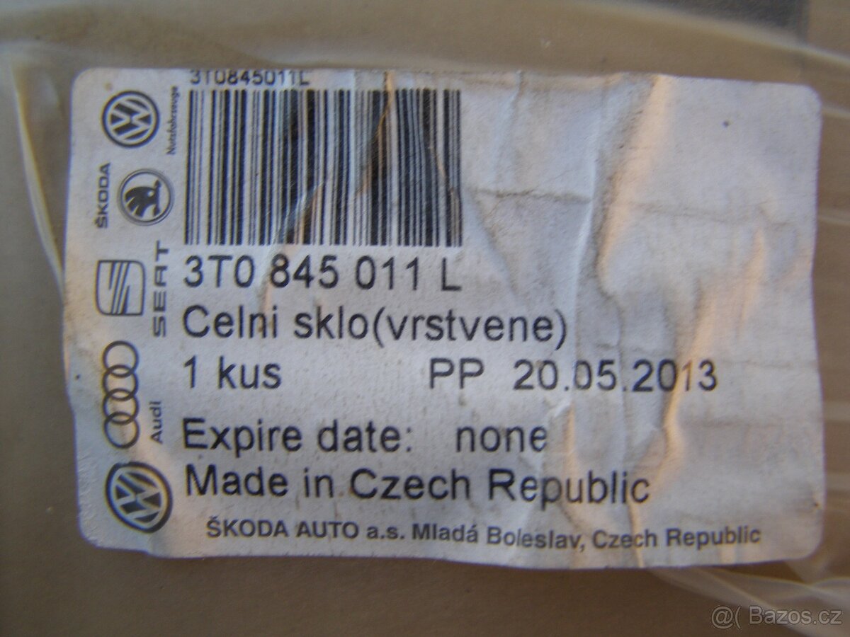 Čelní okno Škoda Superb 2 - 3