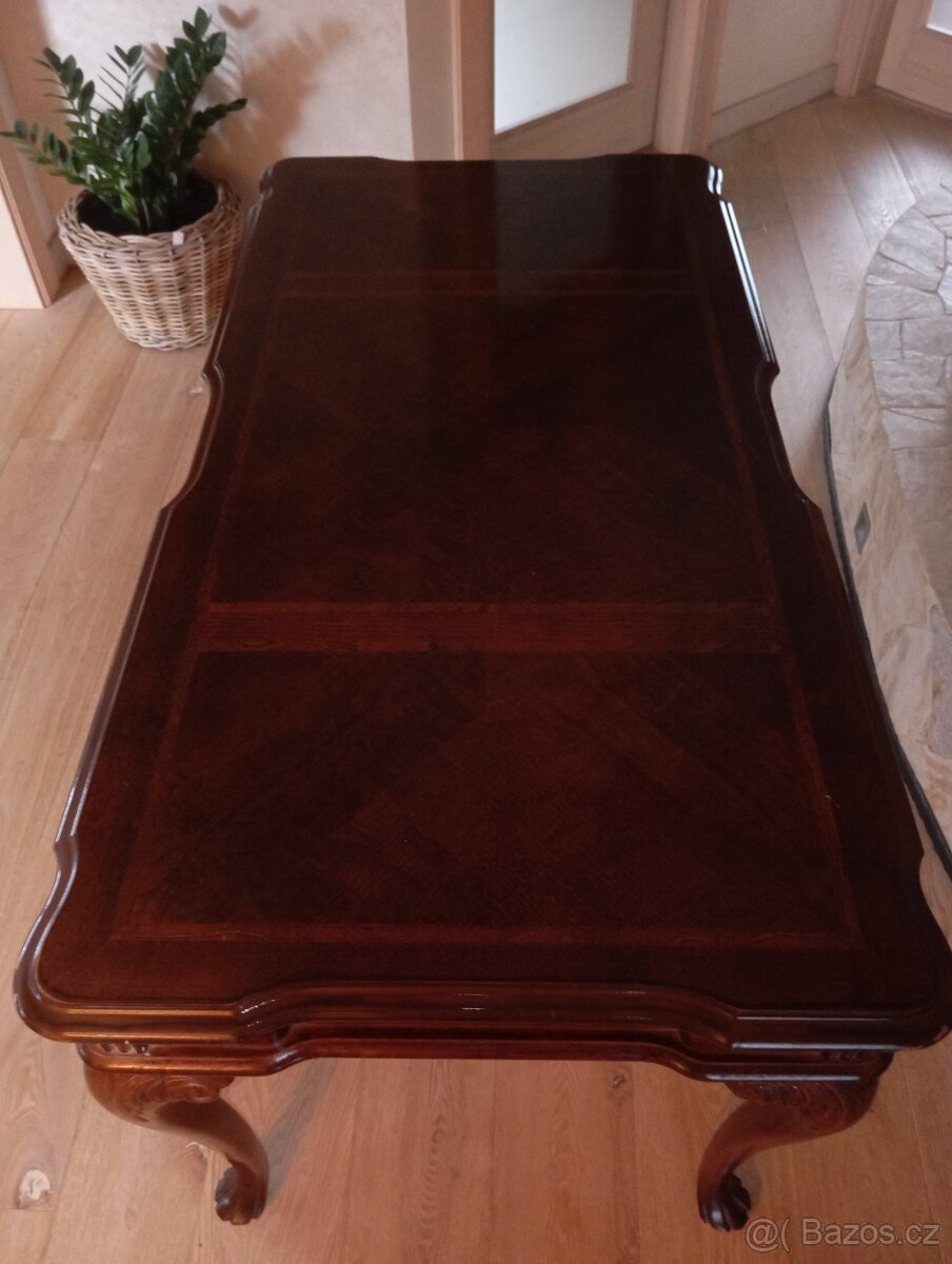 Starožitný psací stůl chippendale - 3