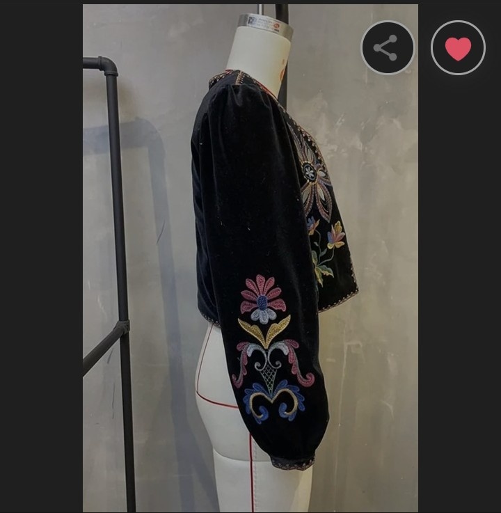 Dámská boho vintage bunda - 3