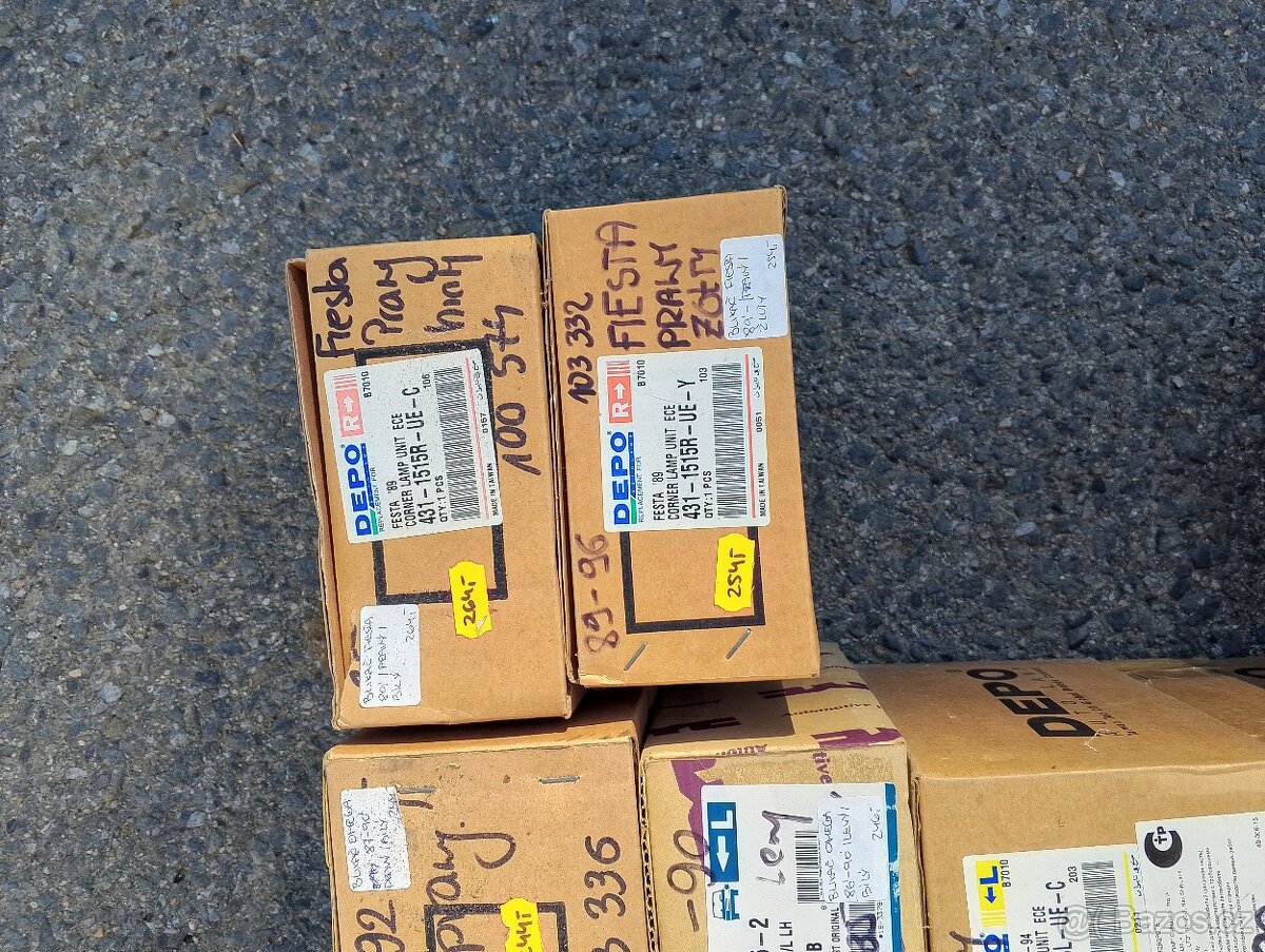 Různé díly kryty blinkrů světel - 3