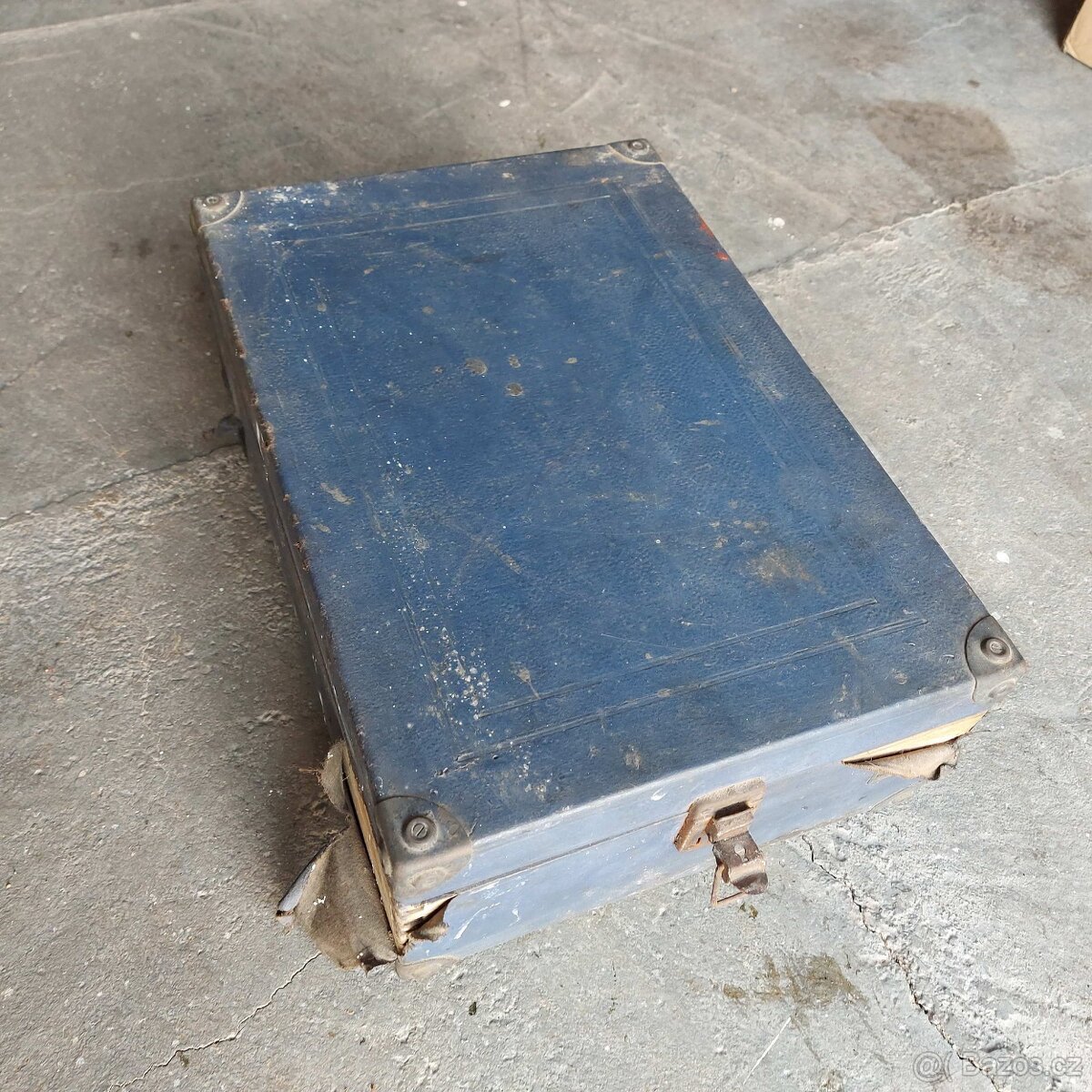 Starožitný kufříkový gramofon La Voix de son Maître - 3