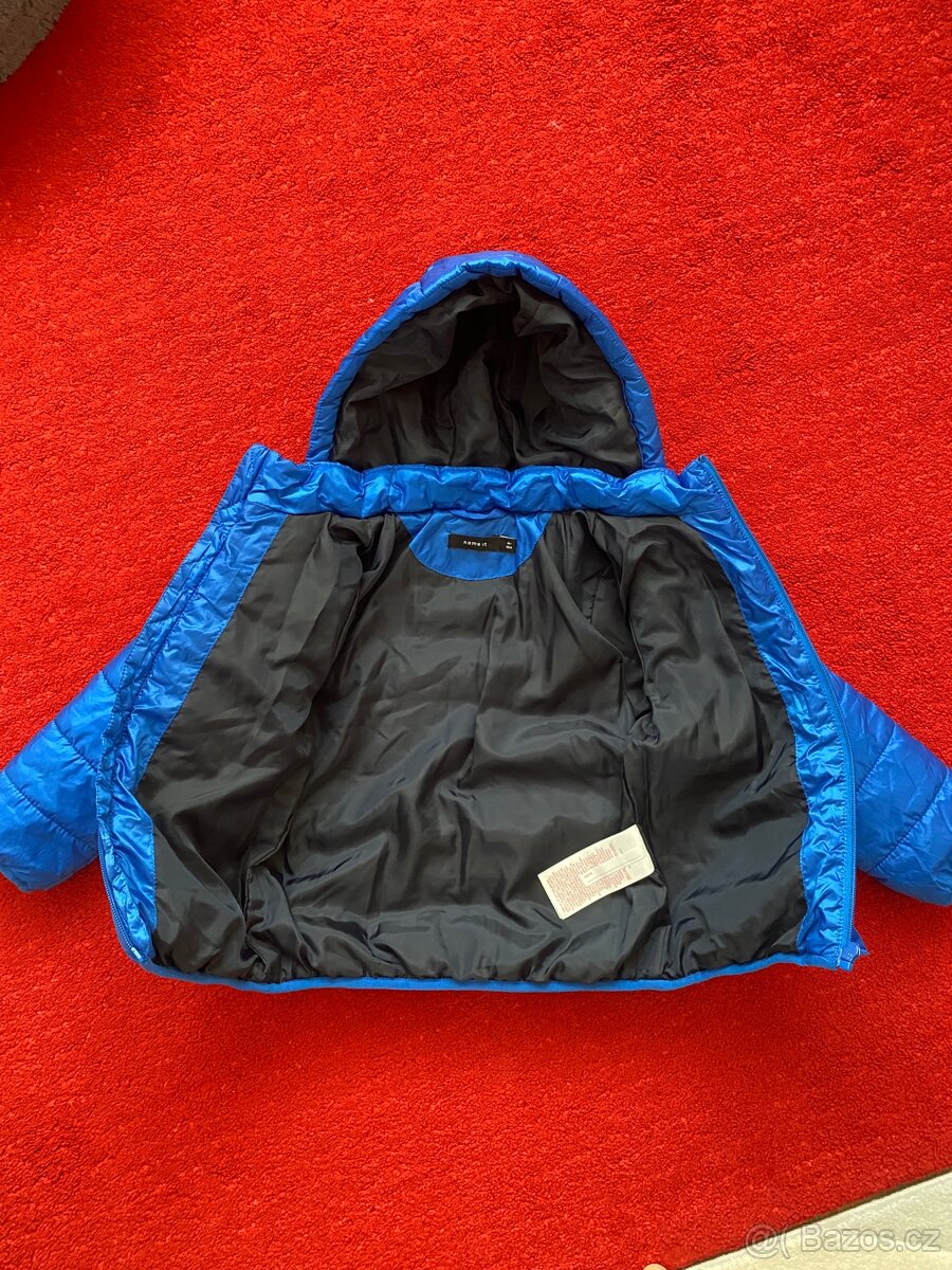 Modra zimni bunda Name it vel 104 - 3