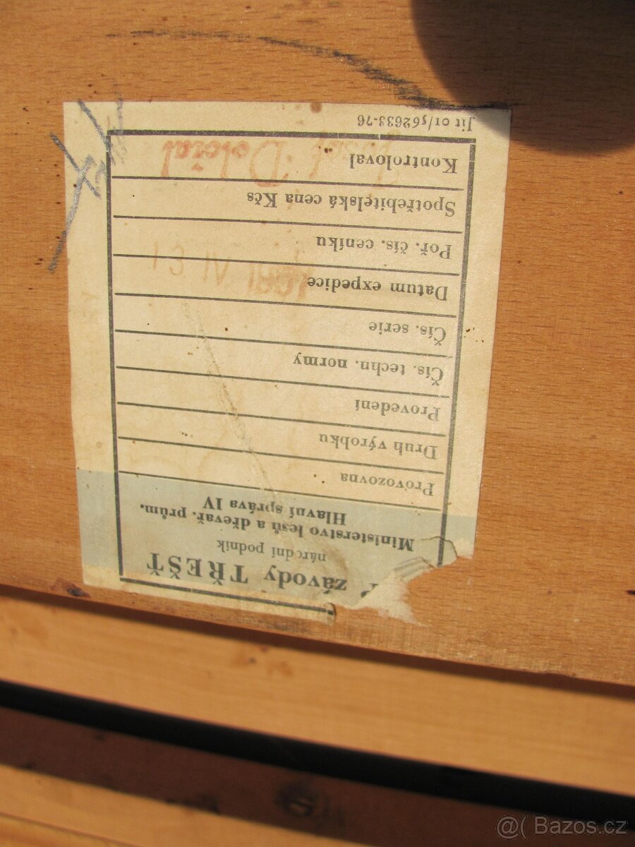 Stůl rozkládací // Halabala - 3