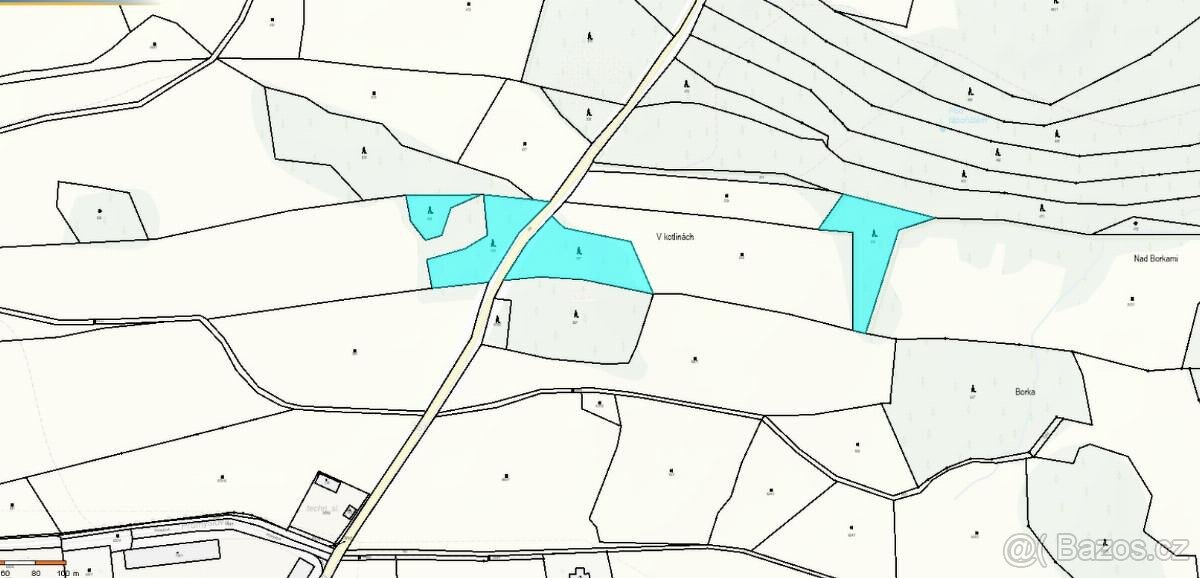 Prodám lesní pozemky v k.ú. Podměstí - 3